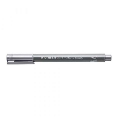 Pisak pędzelkowy Staedtler Metallic Brush 1-6mm, Srebrny - 2